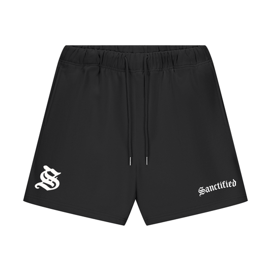 SANCTIFIED S LOGO SHORTS