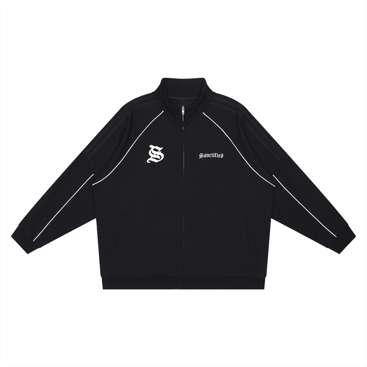 SANCTIFIED COLLAR ZIP UP